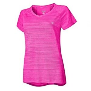Champion Gear Hot Pink Pinksicle Lightweight Athletic V-Neck T-Shirt Small